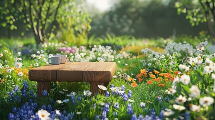 In this decorative stamp set, blooming meadow flowers are featured in images, allowing users to create their own custom stationery designs.