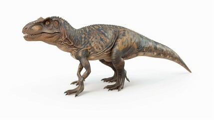 Obraz premium Pachycephalosaurus was an American dinosaur of the Cretaceous, known for its thick skulls. This 3D rendering represents it.