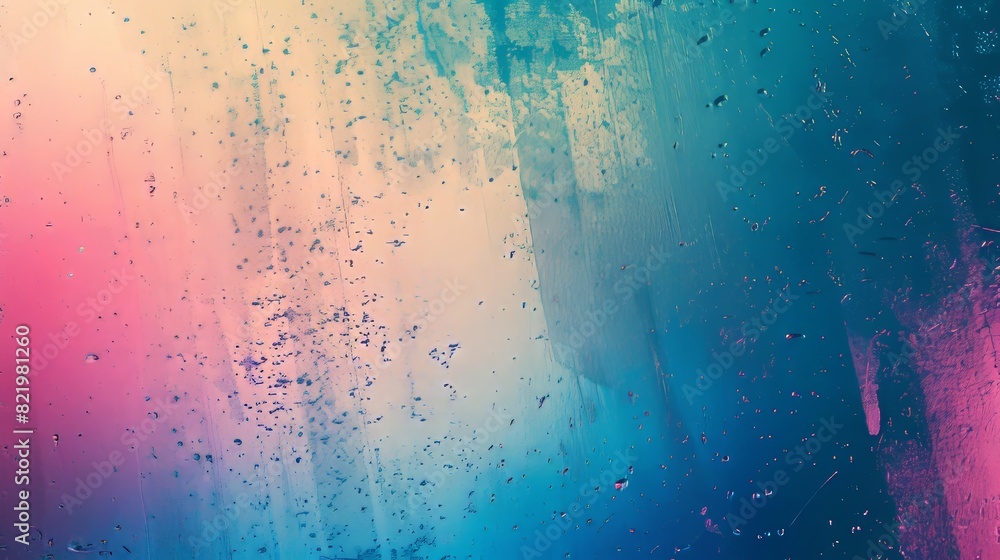 Poster background with a blurry grainy gradient pattern. colorful digital grain soft noise effect. lo fi vi