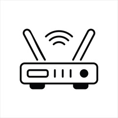 Modem  Icon editable stock vector icon