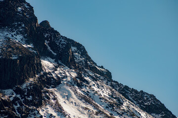 Close-up view of a pristine mountain peak on a clear day, Nevado de Colima National Park