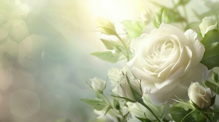 Illustration of a condolence card with a flower in loving memory