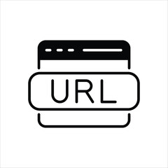 Url  Icon editable stock vector icon
