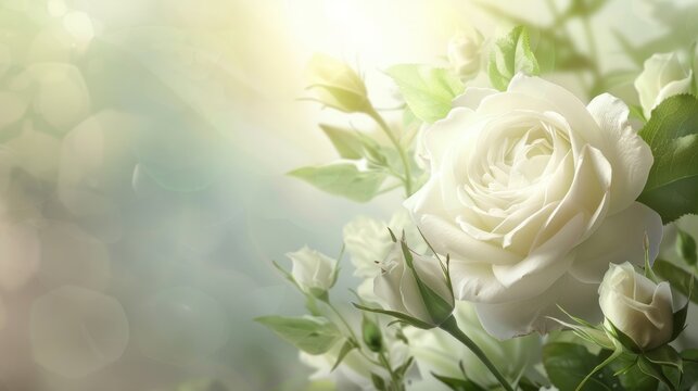 Illustration of a condolence card with a flower in loving memory