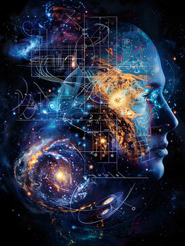 Cosmic Bulletin: Deciphering the mathematical logic where equations dance across space-time's pages. Algebraic topology guides scholars unraveling universe mysteries. 