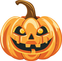 Halloween pumkin icon. vector illustration.