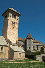 Fototapeta premium Eglise, Blanot, Morvan, 71, Saône-et-Loire, France