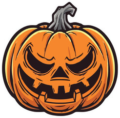Halloween pumkin icon. vector illustration.