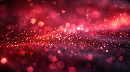 Abstract digital background with wave of particles. Futuristic technology concept.
