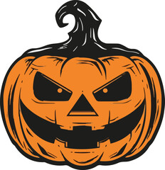 Halloween pumkin icon. vector illustration.