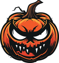 Halloween pumkin icon. vector illustration.
