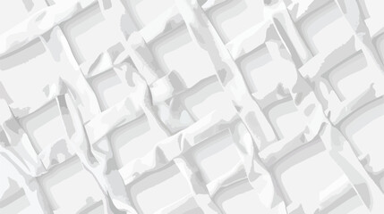 White seamless waffle towel fabric texture vector. 