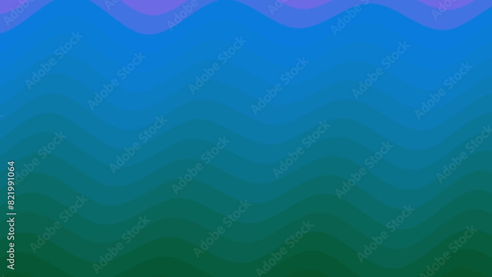 Aufkleber fluid wave patterns: a slow motion modern backdrop with soft, seamless swirls and harmonious, green 