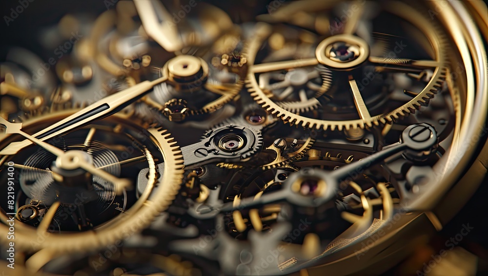 Aufkleber macro; close-up; intricate; precision; mechanical; vintage; engineering;