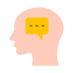 Oral Communication Vector Flat Icon