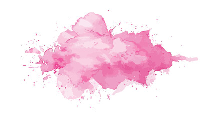 Watercolor wash pink pale hand painted. Vector style