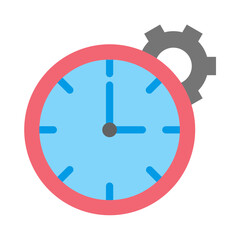 Working Hours Vector Flat Icon