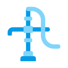 Water Pump Vector Flat Icon