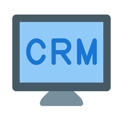CRM Vector Flat Icon