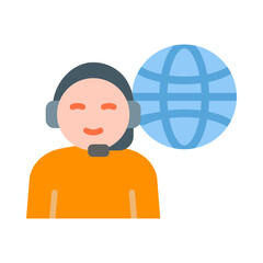 Call Center Vector Flat Icon