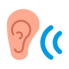Listen Vector Flat Icon