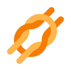 Reef Knot Vector Flat Icon