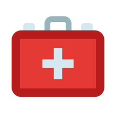 Obraz premium First Aid Kit Vector Flat Icon
