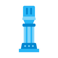 Fire Fighting Pumps Vector Flat Icon