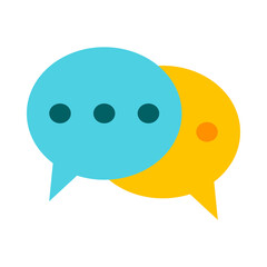 Bubble Chat Vector Flat Icon