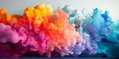 Obraz premium Spectrum Waves - Abstract Colorful Background