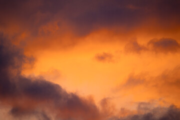 Fototapeta premium A beautiful morning skies during the sunrise in Latvia, Europe. Summer scenery of Northern Europe.