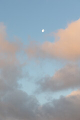 A beautiful morning skies during the sunrise in Latvia, Europe. Summer scenery of Northern Europe.