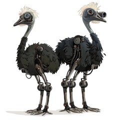 Ostriches Mechanical