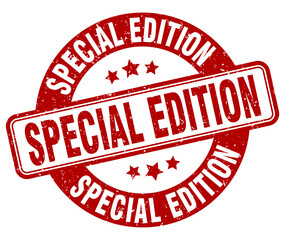 special edition stamp. special edition label. round grunge sign