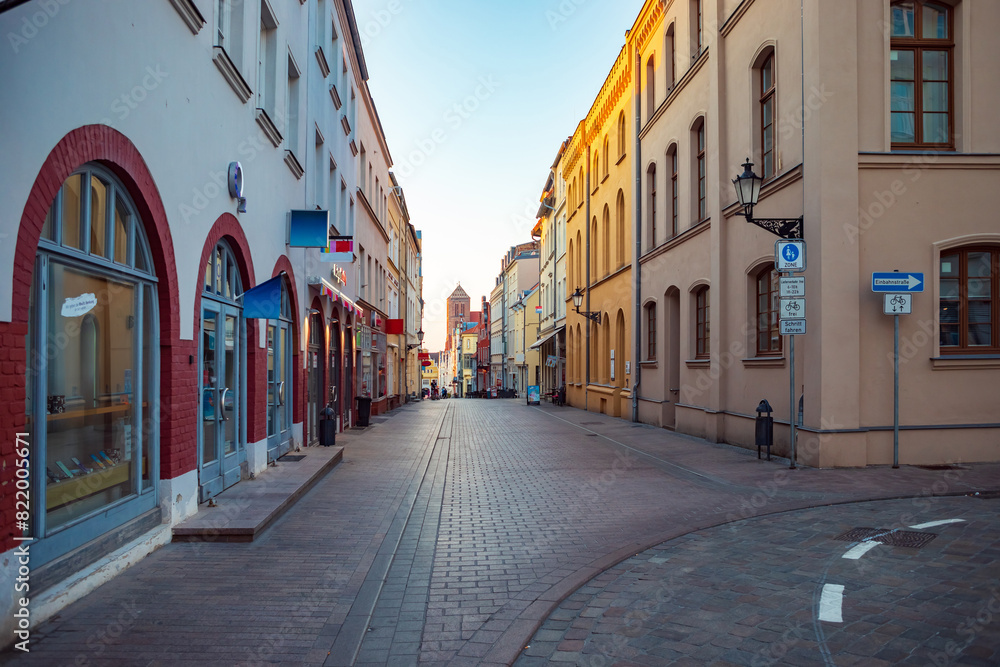 Wall mural wismar town