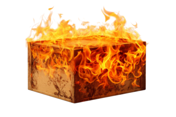 The Inferno Box on a Clear PNG or White Background.