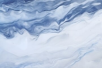Obraz premium White and blue marble background
