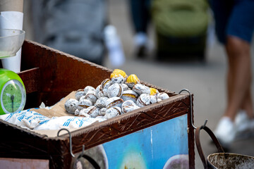 Beautiful roasted chestnuts.