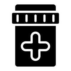 pill bottle glyph 