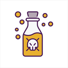 Poison  Icon editable stock vector icon