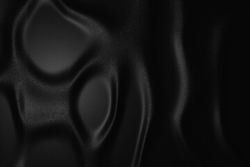 Elegant black leather texture with a soft sheen and deep creases for luxury branding and design