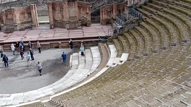 Pompeii, an ancient Roman city, was famously preserved by the catastrophic eruption of Mount Vesuvius in 79 AD. This tragic event covered the city in volcanic ash, effectively freezing it in time.