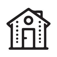 Home line art  Icon, home icon vector