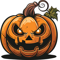 Halloween pumkin icon. vector illustration.