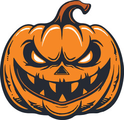 Halloween pumkin icon. vector illustration.