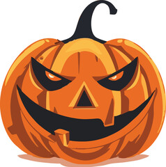Halloween pumkin icon. vector illustration.