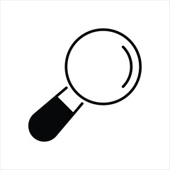 Loupe  Icon editable stock vector icon