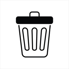 Trash  Icon editable stock vector icon