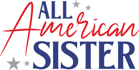 4th July Independence Day Illustration, American patriotic rainbow. United States of America Independence Day design. Vector template for 4th of July