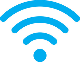 Free wi fi icon. Connection zone wifi vector symbol. Radio waves signal.